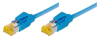 Tecline 0.3m Cat6a RJ-45 Netzwerkkabel Blau 0,3 m S/FTP (S-STP)