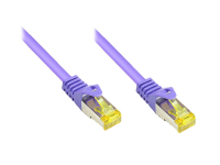 Alcasa 0.5m Cat7 RJ-45 Netzwerkkabel Violett 0,5 m S/FTP (S-STP)