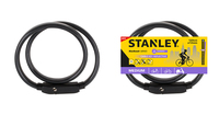 Stanley 81316385111 candado para bicicleta Negro 1200 mm Cable antirrobo
