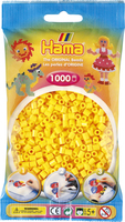 Hama Beads 207-03 Bag 1000 Beads Yellow