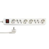 REV 0512343555 power extension 1.4 m 6 AC outlet(s) Indoor White