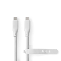 Nedis CCGB64800WT15 cable USB USB 3.2 Gen 1 (3.1 Gen 1) 1,5 m USB C Blanco