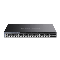 TP-Link Omada SG6654XHP switch di rete Gestito L3 Gigabit Ethernet (10/100/1000) Supporto Power over Ethernet (PoE) 1U Nero