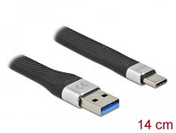DeLOCK 86938 USB cable 0.14 m USB 3.2 Gen 1 (3.1 Gen 1) USB C USB A Black