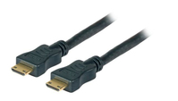 EFB Elektronik K5429.1V2 HDMI kabel 1 m HDMI Type C (Mini) Zwart