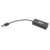 Tripp Lite U236-000-R Adaptador USB 2.0 Ethernet NIC - 10/100 Mbps, RJ45, Negro