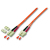 EFB Elektronik SC/SC 50/125µ 1m Glasvezel kabel Beige, Zwart, Oranje, Rood