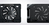 Cooler Master NotePal Ergostand III système de refroidissement pour ordinateurs portables 43,2 cm (17") 800 tr/min Noir
