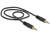 DeLOCK 0.5m 3.5mm M/M audio kabel 0,5 m Zwart