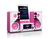 Lenco MC-020 Système mini audio domestique 10 W Rose, Blanc