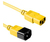 Microconnect PE040618Y cable de transmisión Amarillo 1,8 m C13 acoplador C14 acoplador