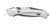 Wedo CERA-Safeline Antracita, Plata Cúter de cuchillas intercambiables