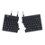 R-Go Tools Split Ergonomische Tastatur R-Go Break mit Pausensoftware, ergonomische geteilte Tastatur, QWERTZ (DE), Kabelgebunden, Schwarz