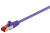 Goobay 95470 networking cable Violet 0.5 m Cat6 S/FTP (S-STP)