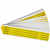 Brady 3400-# KIT self-adhesive label Rectangle Permanent Black, Yellow 144 pc(s)