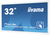 iiyama ProLite TF3239MSC-W1AG pantalla para PC 80 cm (31.5") 1920 x 1080 Pixeles Full HD LED Pantalla táctil Multi-usuario Blanco
