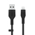 Belkin Cbl Silicqe USB-A LTG 2M noir Zwart