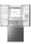 Haier FD 83 Serie 7 HFW7819EWMP Side-by-Side Kühlkombination Freistehend 537 l E Platin, Edelstahl