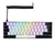 Sharkoon SGK50 S4 teclado USB QWERTZ Alemán Blanco