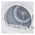 LG FDT208W tumble dryer Freestanding Front-load 8 kg A++ White