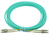 BlueOptics 050502K512000001M Glasvezel kabel 1 m 2x LC LC/APC OM3 Groen