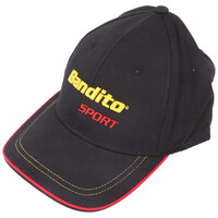 Cap Bandito Sport, Basecap Freizeitcap, schwarz