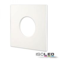 Article picture 1 - Cover aluminium square white opal for recessed spotlight SYS-68