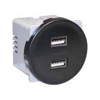 COMETE Prise double USB VULCAIN (61629)