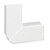 Angle plat variable pour moulure DLPlus 20x12,5mm blanc (030223)