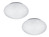 LED Sternenhimmel Deckenleuchte 2er Set Weiß Ø 37cm, IP44 - Badlampen