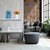 Relaxdays Wandregal, für Wohnzimmer & Flur, modernes Design, Wandboard für Bücher & Deko, HBT: 30 x 60 x 22 cm, weiß