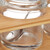 Relaxdays Gewürzgläser 3er Set, mit Bambus Halter, Glas Zuckerdose mit Löffel & Deckel, Salzbehälter, natur/transparent