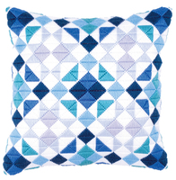 Long Stitch Kit: Cushion: Triangles