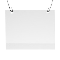 Schutzhülle / Plakathülle / Plakattasche mit Metallösen | DIN A6 fekvő formátum 2