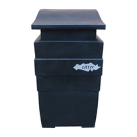 Imperial Litter Bin - 100 Litre - Black (10-14 working days)