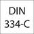 Pogłębiacz stożkowy DIN334 HSS, TiN, kształt C, chwyt cylindryczny 60°, 25mm FOR