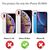 NALIA Tempered Glass Case compatible with iPhone XS Max, Protective Iridescent Holographic Hard Cover with Silicone Bumper, Transparent Shockproof & Scratch-Resistent Mobile Pho...