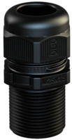 Kabelverschraubung, M16, 20 mm, Klemmbereich 4.5 bis 10 mm, IP68, schwarz, 20229