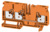 Durchgangsklemme, Push-in-Anschluss, 0,5-6,0 mm², 3-polig, 41 A, 8 kV, orange, 1