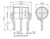 3-Elektroden-Ableiter, radial, 600 V, 10 kA, Keramik, B88069X8530B502