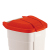 Klappdeckel für Container 100 L Kunststoff rot