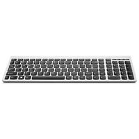 Keyboard (US) 25210988, Full-size (100%), Wireless, White Tastaturen