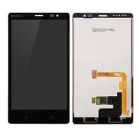 Dual SIM LCD Screen and Digitizer Assembly Black for Nokia X2 and Digitizer Assembly Black Handy-Displays
