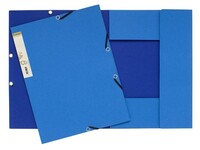 Exacompta Elastomap Forever 2-kleurig karton A4, 380 g/m², koningsblauw/donkerblauw (pak 25 stuks)