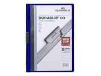 Durable Duraclip® Klemmap A4, 1-30 vel, Donkerblauw (pak 25 stuks)