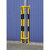 Parachoques para tubos, montaje en pared y suelo, H x A x P 1000 x 350 x 300 mm.