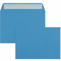 Briefumschläge C4 120g/qm haftklebend VE=100 Stück königsblau