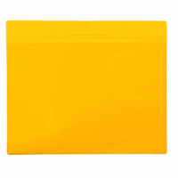 Kennzeichnungshülle A4 quer gelb PVC VE=10 Stück
