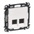 Valena Life 2xRJ45 Cat. 6 STP csatlakozóaljzat fehér