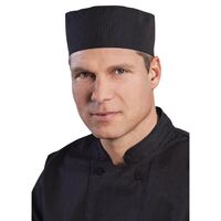 Chef Works Cool Vent Pinstripe Beanie Hat Polycotton Uniform - One Size
